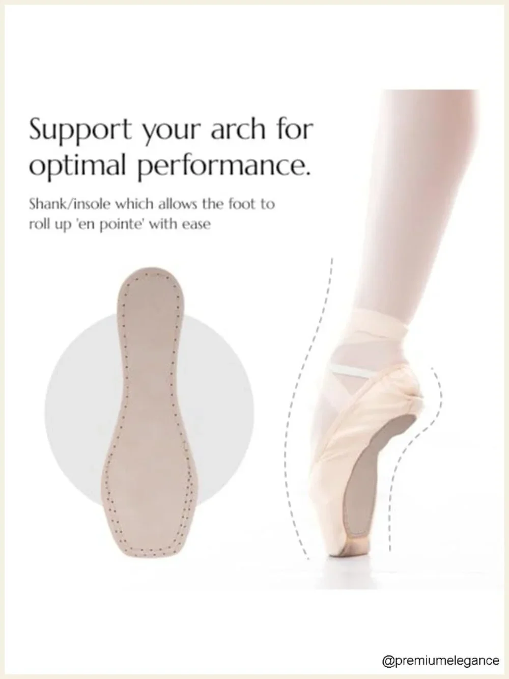 Satin Ballet Pointe Shoes with Toe Pads for Dance